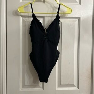 H&M black one piece swimsuit